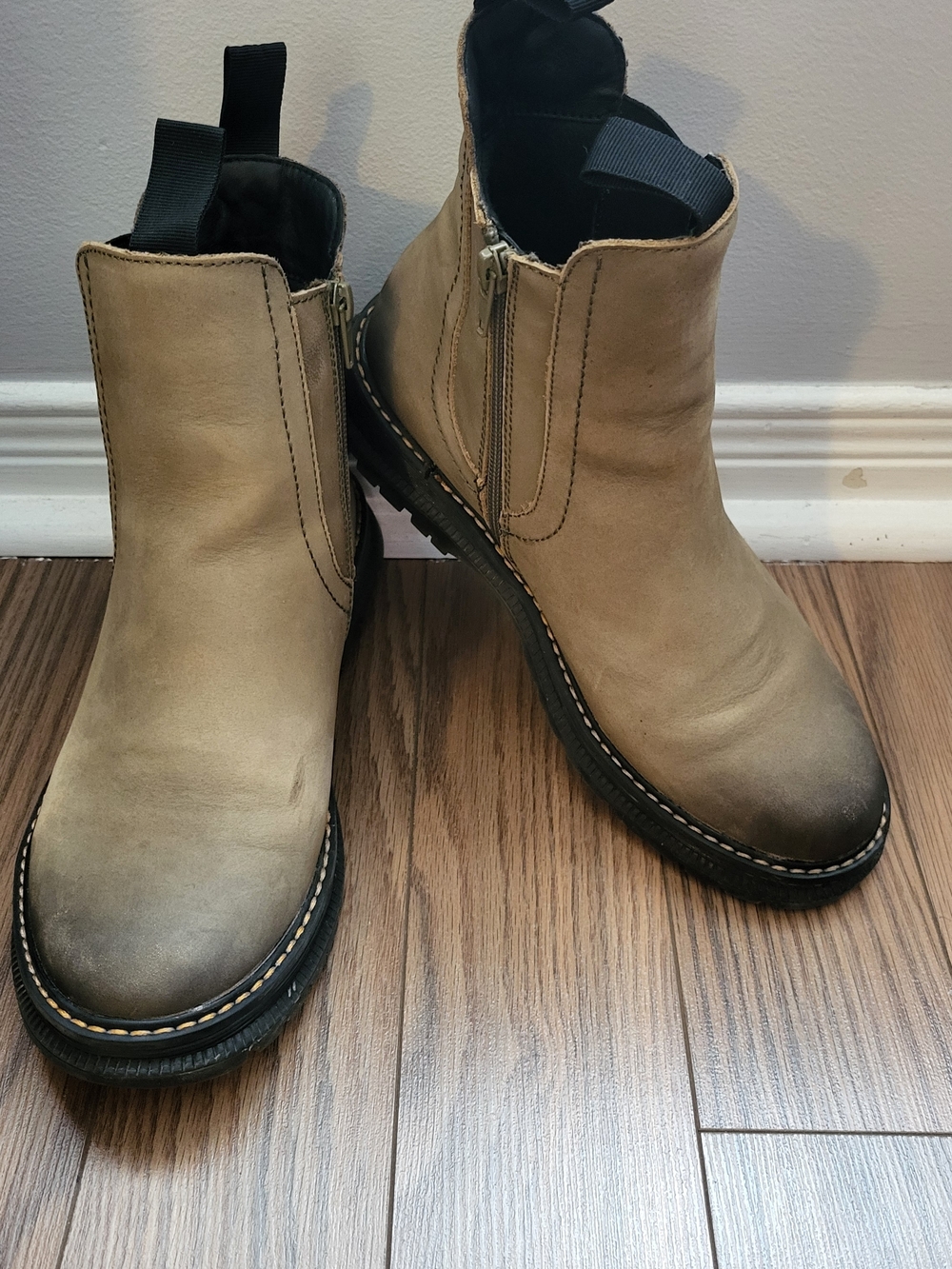 Josef Seibel Waterproof Leather Ankle Boots with Side Zips